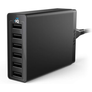 شارژر رومیزی فست شارژ انکر مدل Anker PowerPort+ 6 Port QC 3.0 A2063