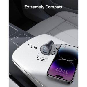 شارژر فندکی 67 وات انکر مدل Anker 535 Car Charger 67W A2731 19 شارژر فندکی 67 وات انکر مدل Anker 535 Car Charger 67W A2731