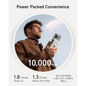 پاوربانک وایرلس انکر مدل Anker MagGo Power Bank 10K A1654 15 پاوربانک وایرلس انکر مدل Anker MagGo Power Bank 10K A1654