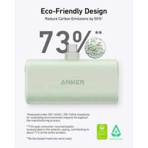 پاوربانک انکر مدل Anker Nano Power Bank 22.5W A1653 16 پاوربانک ظرفیت 5000 میلی آمپر ساعت انکر مدل Anker Nano Power Bank 22.5W A1653