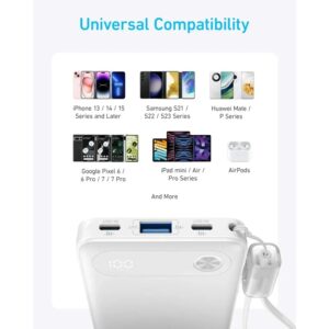 پاوربانک انکر مدل Anker Power Bank Power core 10000mAh A1257 16 پاوربانک ظرفیت 10000 میلی آمپر ساعت انکر مدل Anker Power Bank Power core 10000mAh A1257