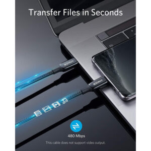 کابل USB-C به USB-C انکر مدل Anker PowerLine+ III A8863 16 کابل USB-C به USB-C انکر مدل Anker PowerLine+ III A8863