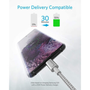 کابل USB-C به USB-C انکر مدل Anker USB-C to USB-C 1.8m Cable A8753