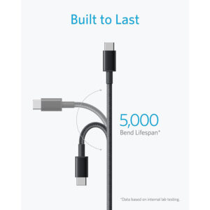 کابل USB-C به USB-C انکر مدل Anker USB-C to USB-C 1m Cable A8752