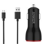 شارژر فندکی 24 وات انکر مدل Anker 24W Dual USB Car Charger PowerDrive 2 A2310
