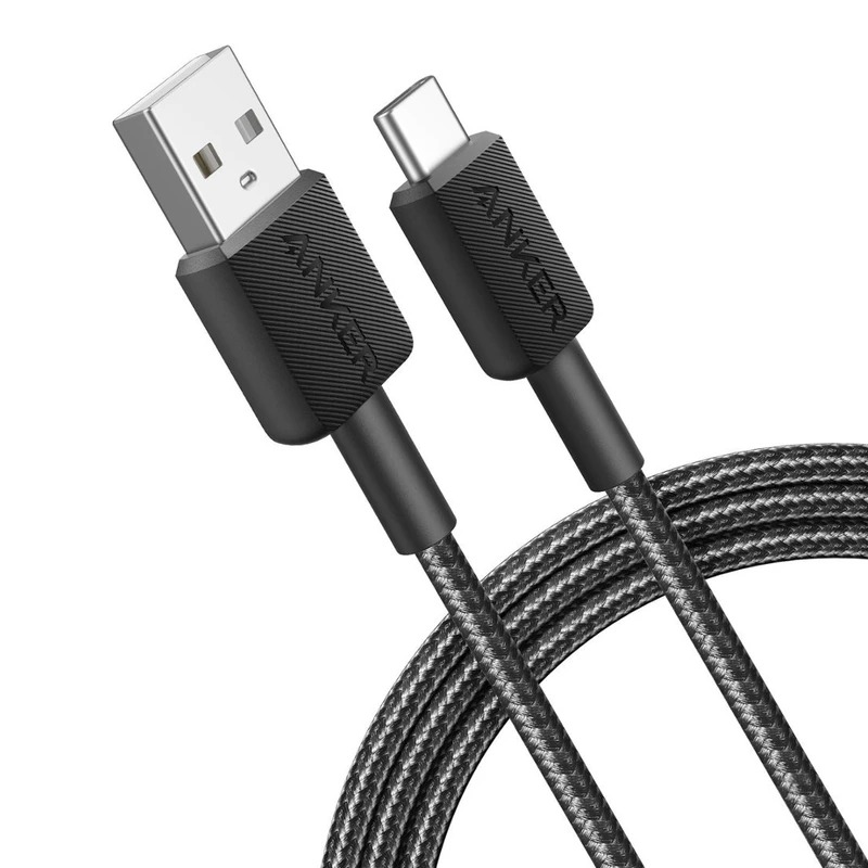 کابل تبدیل USB-A به USB-C انکر مدل Anker 322 PowerLine USB-A to USB-C A81H6 1 کابل تبدیل USB-A به USB-C انکر مدل Anker 322 PowerLine USB-A to USB-C A81H6
