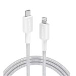 کابل تبدیل USB-C به لایتنینگ 0.9 متر انکر مدل Anker 322 USB-C to Lightning Cable A81B5