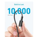 کابل تبدیل USB-C به لایتنینگ 0.9 متر انکر مدل Anker 322 USB-C to Lightning Cable A81B5
