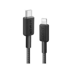 کابل تبدیل USB-C به لایتنینگ 1.8 متر انکر مدل Anker 322 USB-C to Lightning Cable A81B6
