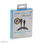 کابل تبدیل USB-C به لایتنینگ 1.8 متر انکر مدل Anker 322 USB-C to Lightning Cable A81B6