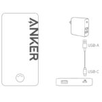 پاوربانک ظرفیت 10000 میلی آمپر ساعت انکر مدل Anker 323 Power Bank A1334