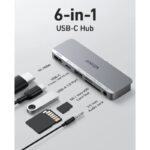 هاب ۶ پورت USB-C انکر مدل Anker 541 USB-C Hub (6-in-1) A8363