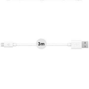 کابل تبدیل USB به میکرو یو اس بی انکر مدل Anker Extra Durable 3m A7105