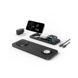 شارژر وایرلس انکر مدل Anker MagGo Wireless Charging Station B25M1