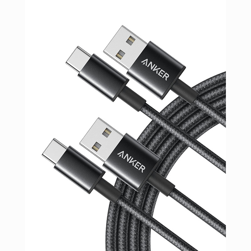 کابل انکر مدل Anker Nylon USB-C to USB-A Cable 1.8m A8173