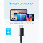 کابل انکر مدل Anker Nylon USB-C to USB-A Cable 1.8m A8173