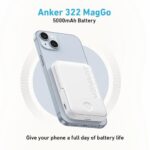 پاوربانک بیسیم ظرفیت 5000 میلی آمپر ساعت انکر مدل Anker Power Bank 322 MagGo A1618