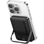 پاوربانک بیسیم ظرفیت 5000 میلی آمپر ساعت انکر مدل Anker Power Bank 322 MagGo A1618