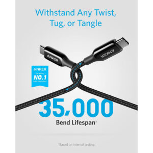 کابل USB-C به USB-C انکر مدل Anker PowerLine+ III A8863