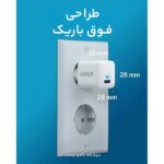 شارژر دیواری 20 وات انکر مدل Anker PowerPort III 20W Cube A2149