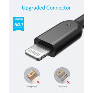 کابل تبدیل USB به لایتنینگ انکر مدل Anker Powerline II Lightning Cable A8433
