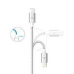 کابل تبدیل USB به لایتنینگ انکر مدل Anker Nylon-Braided A7136