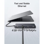 هاب دیتا 9 پورت انکر مدل Anker 552 USB-C Hub 9-in-1 A8373