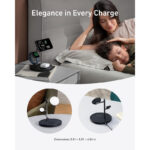 شارژر وایرلس 25 وات انکر مدل Anker MagGo Wireless Charging Station 3-in-1 Stand Qi2 B25M3