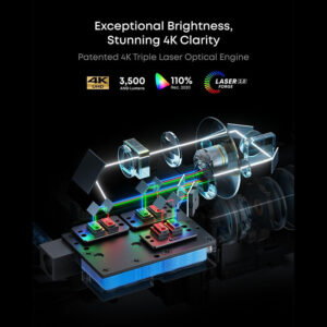 پروژکتور پرتابل انکر مدل NEBULA X1 4K Triple Laser Projector with Micro Gimbal D2351