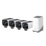 کیت دوربین امنیتی یوفی مدل ANKER eufy Security eufyCam S3 Pro 4-Cam Kit T88943W1