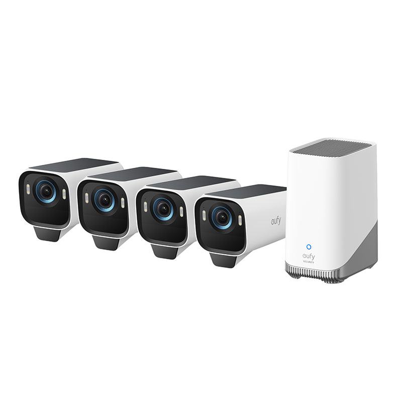 کیت دوربین امنیتی یوفی مدل ANKER eufy Security eufyCam S3 Pro 4-Cam Kit T88943W1