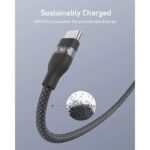 کابل تایپ سی به لایتنینگ انکر مدل Anker USB-C to Lightning Cable 0.9m A82B2H11