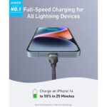 کابل تایپ سی به لایتنینگ انکر مدل Anker USB-C to Lightning Cable 0.9m A82B2H11